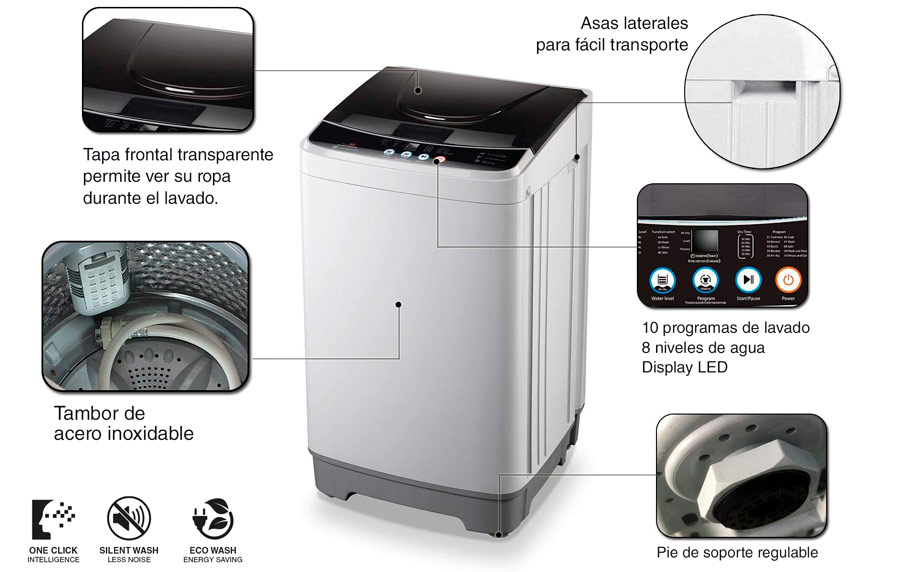 Lavarropas North Tech modelo NT-LQ60